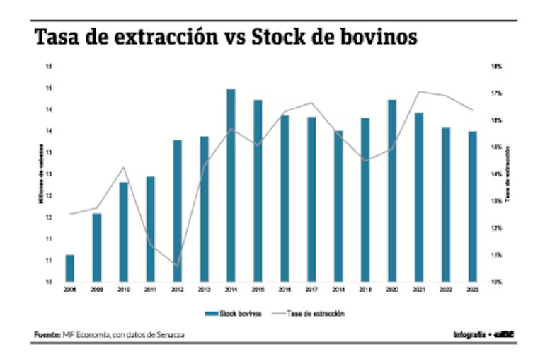 Ganadería bajo presión: hay un millón de cabezas menos que hace una década y estas son las razones